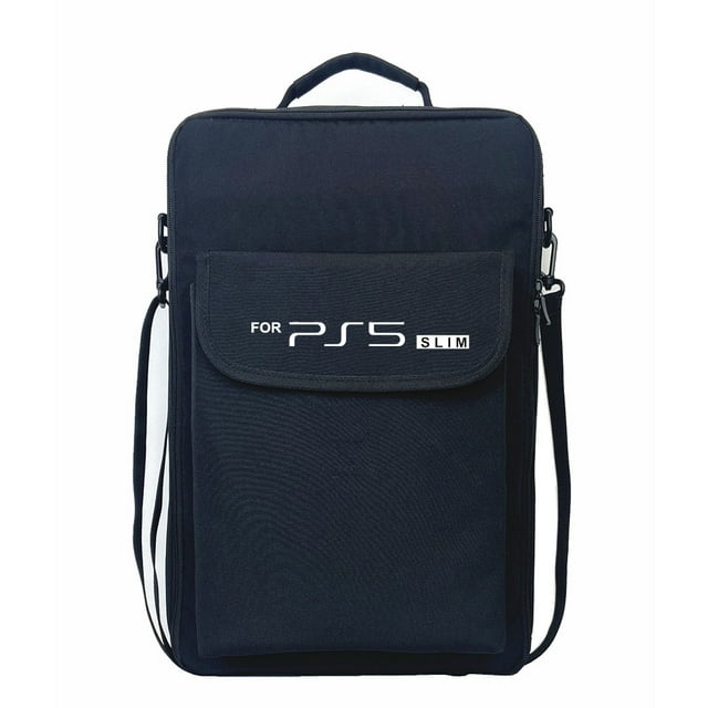 Nouvelle Étui de Transport PS5 Slim Sac de Rangement Portable Sac à Bandoulière Housse de Protection Sac à Dos pour Playstation 5 Accessoires de Jeu Slim avec Logo