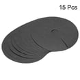 thumbnail image 3 of Unique Bargains 27cm Tree Mulch Ring Nonwoven Tree Protector Mat Plant Cover Black 15 Pack, 3 of 6