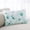 Aqua White, variant on Teal Spring Floral Queen Pillow Covers,Summer Botanical Watercolor Vintage Soft Breathable Throw Pillow Cases with Invisible Zipper,Decorative Pillowcase Pillows Protectors for Sofa Bed Chair 20"x30"