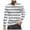 Grey, variant on T Shirts for Man Color Blocked Striped Casual Trend Crew Neck Long Sleeve Tees Stretchy Fall Warm Basic Mens Shirts S