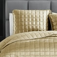 thumbnail image 2 of Riverbrook Home 3 Piece Quilt Set, Queen, Gold, Lyndon, Polyfill, Adult, 2 of 8