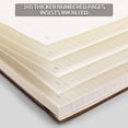 thumbnail image 2 of Cuaderno rayado AHGXG - 320 pág Cuadernos gruesos piel hombres, cuaderno grande B5 reglas uni, diario bíblico, papel 100gsm, tapa blanda, mujeres, trabajo y escuela, 7.6'' X 10''- Negro, 2 of 3