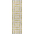 thumbnail image 2 of Addison Rugs Dream Shag Premium Machine Washable Transitional Modern Squares Gold Runner Rug, 2'3" x 7'6", 2 of 8