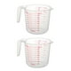 thumbnail image 1 of 2X Taza Medidora 1000Ml Herramienta para Hornear Herramienta de Cocina Vaso Medidor de Plástico de Alta Calidad Taza de Herramientas con Escala, 1 of 5