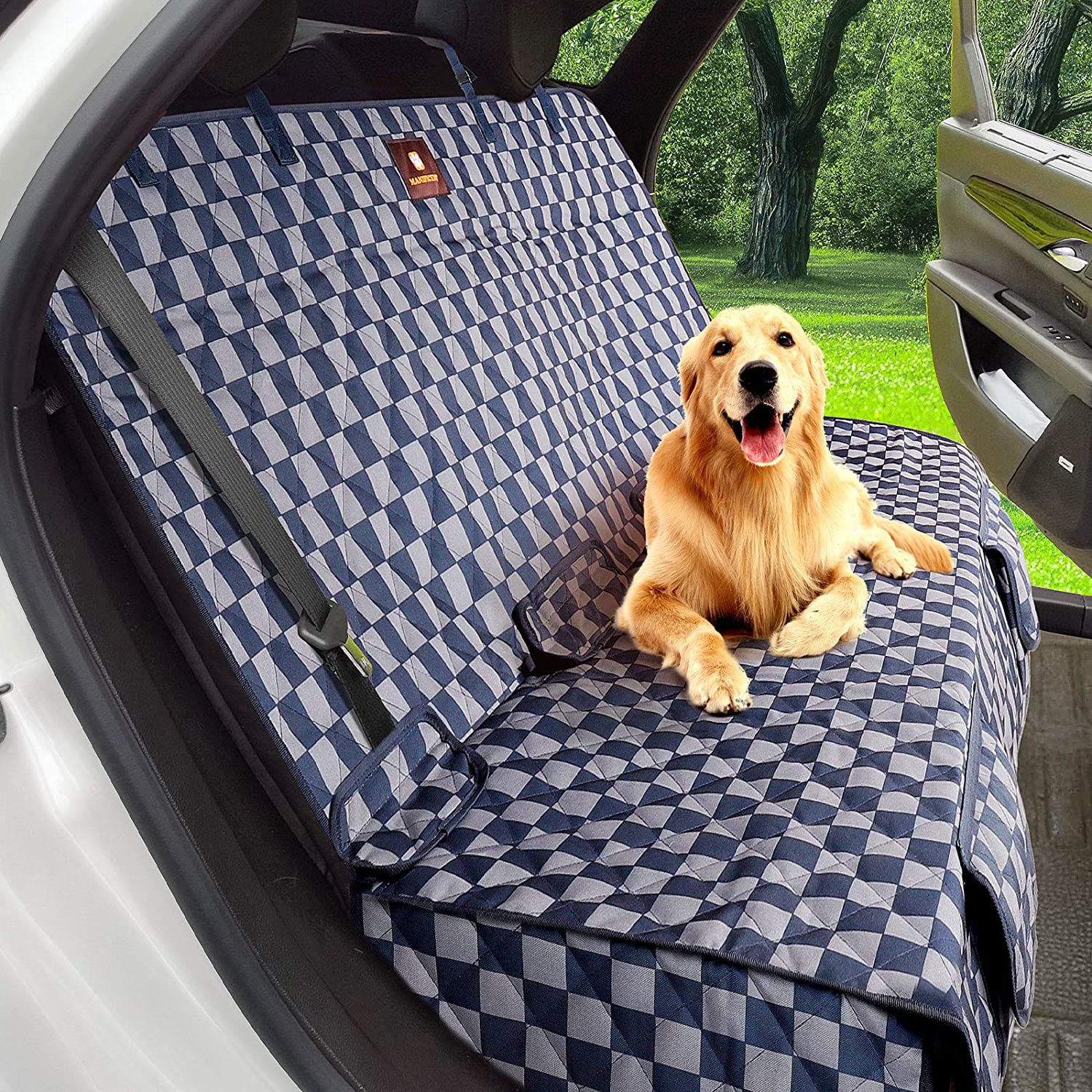 Back Seat Dog Cover for Car Waterproof Dog Car Seat Cover Protector