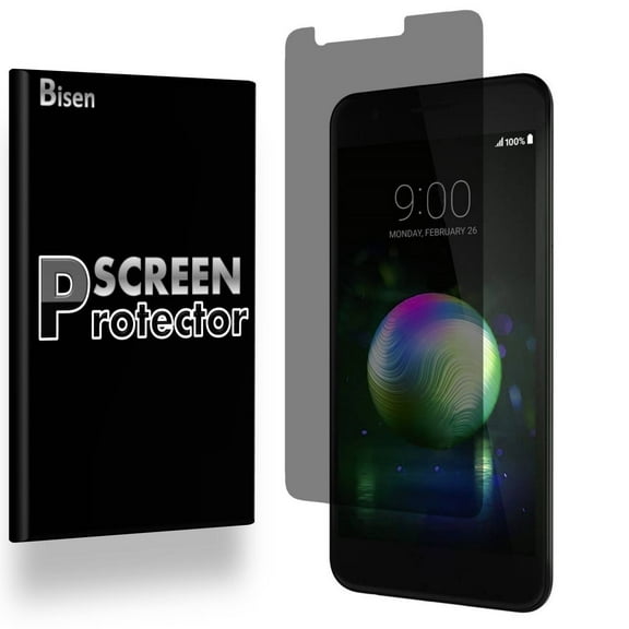 Fit For LG K10 (2018) / K30 / Phoenix Plus / K10 Alpha (2018) / Premier Pro [2-Pack BISEN] Privacy Anti-Spy Screen Protector, Privacy Film To Keep Your Screen Secret