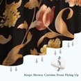 thumbnail image 6 of Pioneer Flower Floral Print Pattern Shower Curtain 36"x72" ,Bathroom Decorative Shower Curtains Set with 12 Hooks,Modern Waterproof Washable Shower Curtain, 6 of 6