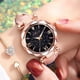 thumbnail image 4 of Reloj de cuarzo para mujer, unisex, con estrellas, punta pequeña, correa esmerilada y escala romana. Reloj de cuarzo., 4 of 5