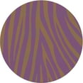 thumbnail image 1 of Ahgly Company Tapis d'Intérieur Rond Lavable en Machine Transitionnel Framboise Violet, 8 Pieds Rond, 1 of 7