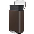 thumbnail image 4 of LAZY BUDDY 13.2 gal Step Kitchen Trash Can, Stainless Steel Garbage Bin with Lid, Rectangular Rubbish Bin with Plastic Inner Bucket, 4 of 8