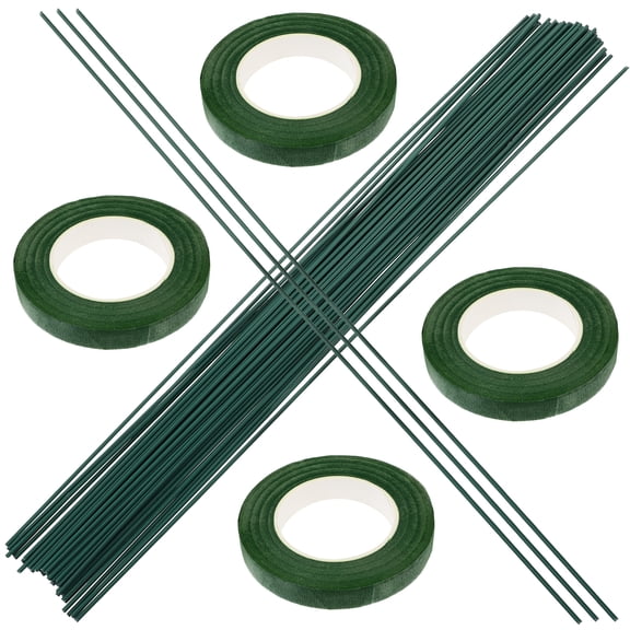 Tape Flower Pole Decorative Flower Stem Wire for Flowers Flower Wire Flower Supply DIY Floral Rod Fake Floral Stem