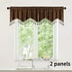thumbnail image 5 of Decoración del hogar, decoración de habitaciones, decoración de paredes, elegantes cortinas con flecos para ventanas, paneles de varillas estampadas, elegantes cortinas cortas para decoración del hoga, 5 of 6