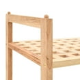 thumbnail image 3 of vidaXL Shoe Rack Solid Walnut Wood 69x26x81 cm, 3 of 4