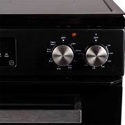 Magic Chef 24 in 4 Element Freestanding Electric Range in Black in Black
