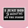 thumbnail image 4 of Inktastic 9 Months on the Inside Boys or Girls Baby Bib, 4 of 4