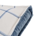thumbnail image 3 of Michael Amini Newport Alta 16" Square Box Throw Pillow - Sky in Set of 2, 3 of 6