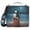 Cats on House with Moon, variant on 3 Ring Zipper Binder with Shoulder Strap Waterproof Trapper Keeper 2 Inch D-Ring 500 Sheets Capacity Beautiful Dragonflies
