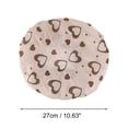 thumbnail image 2 of Unique Bargains Floral Double Layer Shower Cap 1 Pc Coffee Color Heart, 2 of 5