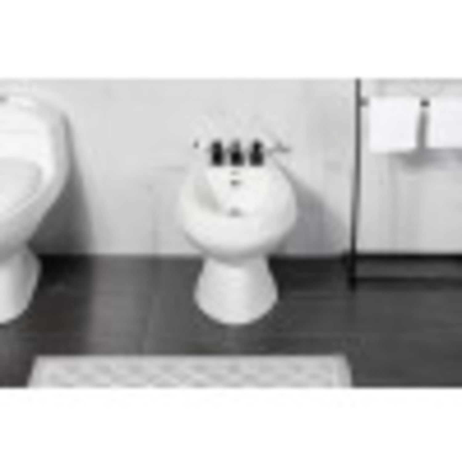 Kingston Brass KB6320DPL Paris Three-Handle Bidet Faucet, Matte Black