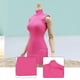 thumbnail image 5 of Vestido sin mangas a escala 1/6, vestido de verano en miniatura, estilo retro informal para mujer de 12 pulgadas rosa roja, 5 of 7