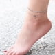 thumbnail image 4 of Pulsera Ursteel bañada en plata con inicial Q en capas, 21,5 cm, 4 of 7