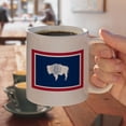 thumbnail image 4 of Wyoming State Flag White Mug, 4 of 4