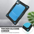 thumbnail image 2 of FIEWESEY Shockproof Kids Friendly Shoulder Strap Hybrid Tablet Case for Baken B10-2022/Mouikei Mke1001/Urao URa10031/Volentex M10/Freeski Fsk10018/Xgody N01/Wetap Y10/Lville Lville10051(Black/Blue), 2 of 6