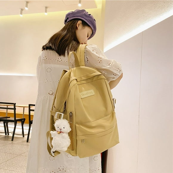 Solid Backpack Computer Backpack Soft Breathable and Smell Free Bag for School Traveling