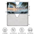 thumbnail image 2 of Car Windshield Sun Shades, Car Sun Shade for Front Window for Car SUV Truck, Protect The Vehicle from High Temperature Damage and Uv Reflection,55" L x 30" W, 2 of 8