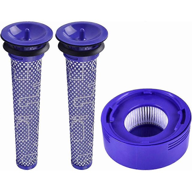 Filter Kit for Dyson V8 V7 Absolute Animal Vacuum Cleaner, HEPA Filter Replacement Accessory for Dyson V6 DC58 DC59 DY-96566101, DY-96747801