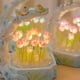 thumbnail image 2 of Lámpara de noche con forma de tulipán, flor y pájaro, decoración artística, decoración de escritorio, manualidades, regalo para amigos, regalo de mano, 2 of 6