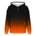 thumbnail image 4 of Admvng Hoodies for Men Casual Gradient Zipper Pullover Long Sleeve Hoodie with Pocket Sweatshirts, Size XS-5XL, 4 of 5