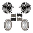 thumbnail image 1 of Transit Auto Front Hub Bearing Assembly Coated Disc Brake Rotors and Ceramic Pads Kit for Car Hyundai Genesis Coupe KBB-121504, 1 of 11
