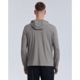thumbnail image 2 of Locachy Veste à Capuche Légère pour Hommes UPF 50+ Protection Solaire Extérieure à Fermeture Éclair Complète Manches Longues pour la Pêche Randonnée Performance, 2 of 8