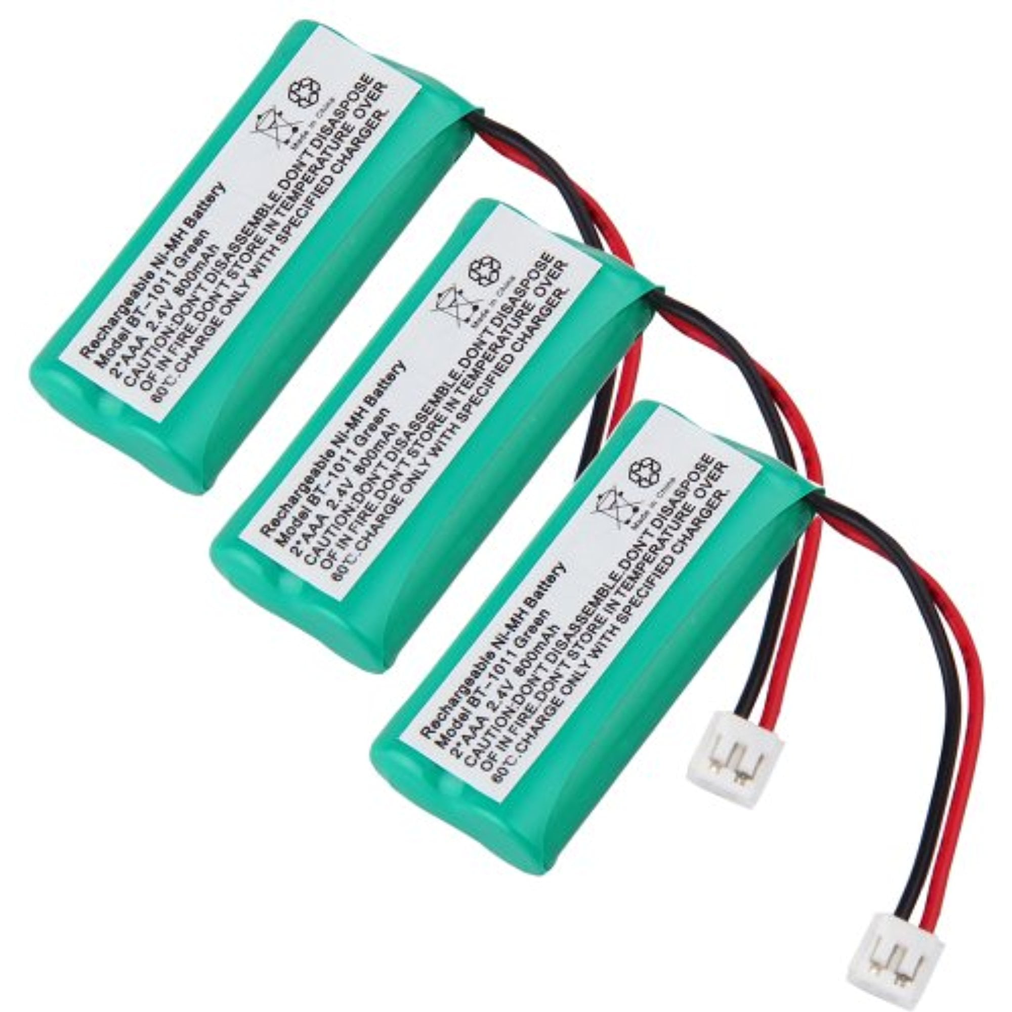 Compatible with AT&T Cordless Phone Battery 700mAh 2.4V NI-MH 4 Pack Replacement for AT&T AT3201 Battery