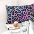 thumbnail image 4 of Fotbe Rainbow Animal Skin Funda de Almohada Decorativa Estilo Occidental, Lujo en Algodón, Fundas para Almohadas King, Cojín Estampado para Decoración del Hogar-16"x24", 4 of 6