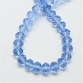 thumbnail image 2 of U8MO 10 Strds Handmade Abacus Glass Beads Faceted Loose Bead Tiny Beading Craft 6x4mm-Cornflower Blue, 2 of 2