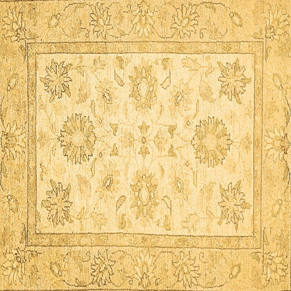 Ahgly Company Indoor Square Oriental Brown Traditional Area Rugs, 3' Square