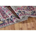 thumbnail image 3 of Handcraft Rugs Persian Rug - Faded, Oriental Distressed Area Rug - Modern Vintage Design Persian Area Rug - Abstract, Multicolor Kashan Design Persian Rug - Gary/Cherry/Navy Blue/Yellow 8 x 10 feet, 3 of 5