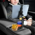thumbnail image 3 of 2-in-1 Rotating Car Cup Holder & Phone Mount - Adjustable, Multifunctional, Fits Most Cup Holders, 360° Rotation, Easy Install - Black/Space Gray/Silver/Red, 3 of 8