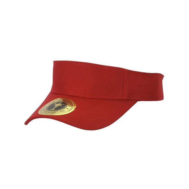 TopHeadwear Visière de Protection Solaire pour Enfants Ajustable - Rouge