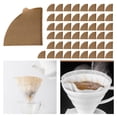 thumbnail image 4 of Filtros de papel cónicos,Filtros de papel cónicos para cafetera de goteo,Cono para cafetera de vertido y goteo,Filtros de papel natural desechables Filtros de cono,Accesorios de café para, 4 of 5