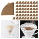 thumbnail image 3 of 50 filtros de papel desechables naturales, filtros cónicos, filtro de café en forma de cono Marrón V02, 3 of 6