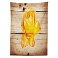 thumbnail image 3 of Ambesonne Romance Tablecloth Rectangular Table Cover, Rose Petals and Flowers, 60"x84", Orange Yellow, 3 of 4