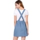 thumbnail image 5 of Mini vestido de Mezclilla Con tirantes ajustables para Mujer puntos celestes M Allegra K, 5 of 7