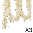 thumbnail image 1 of guirnalda navideña,guirnalda navideña con adornos colgantes brillantes,brillante navideño,árbol largo y brillante para fiestas,suministros para interiores,bodas,cumpleaños,techo de año, 1 of 8