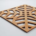 thumbnail image 5 of Ekena Millwork 11 3/8"W x 11 3/8"H x 1/4"T Small Garland Decorative Fretwork Wood Wall Panels, Alder, 5 of 18