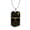 Military Chain (Gold), variant on Best Archaeologist In The Galaxy Dog Tag Necklace Stainless Steel 24" Chain Silver Tone or Gold Tone