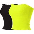 thumbnail image 1 of ORUYROP Women's Causal Strapless Double Layered Basic Sexy Tube Top-Pack, 3pack, 1 of 2