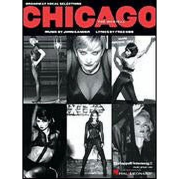 Hal Leonard Chicago - The Broadway Musical Vocal Selections arranged for piano, vocal, and guitar (P/V/G)